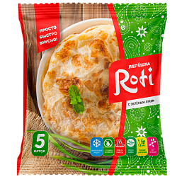 "РИЗЫК" лепешка  Roti с зеленым луком 